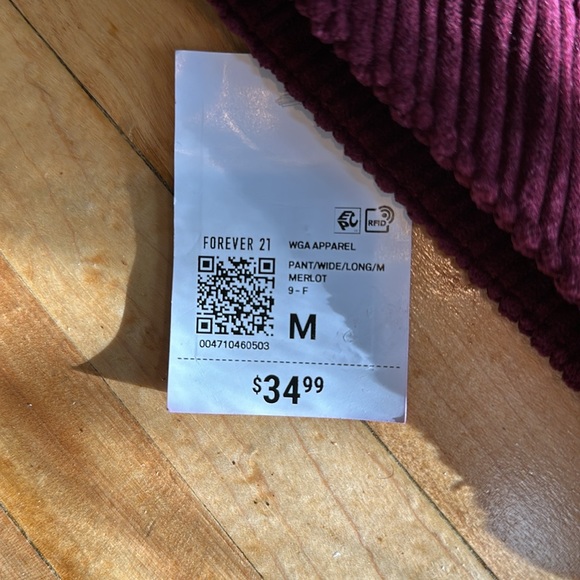 F21 Corduroy Pants - Picture 4 of 7